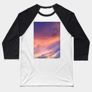 Pastel Pink, Purple Sunset Sky Baseball T-Shirt